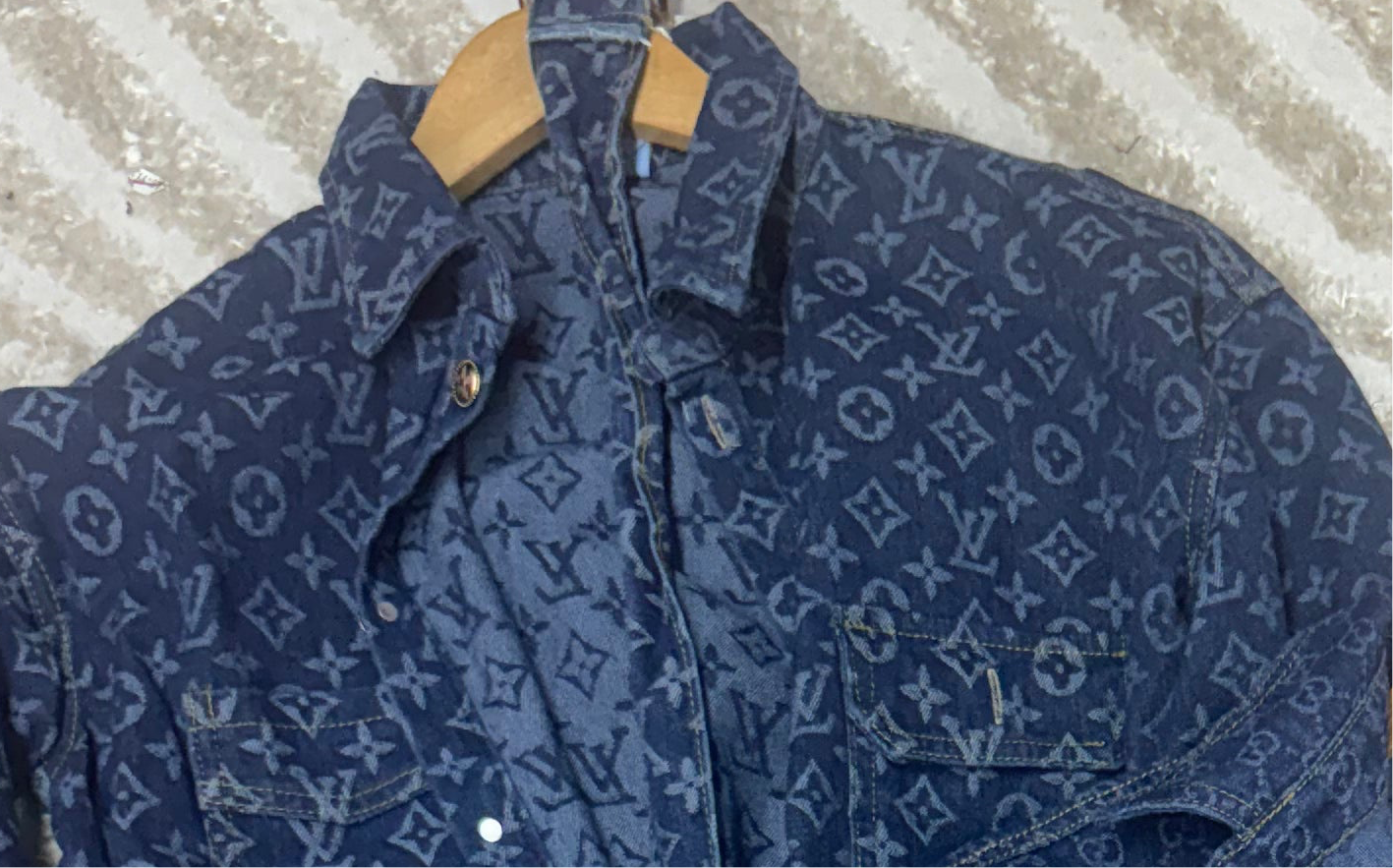 Denim on denim top