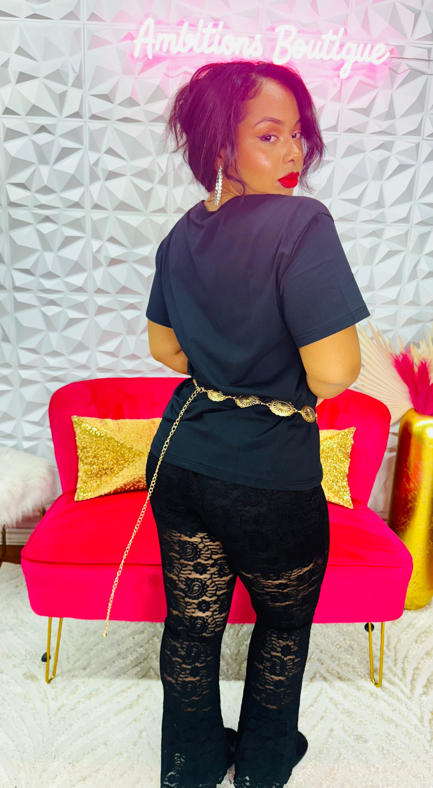 Lace me pants