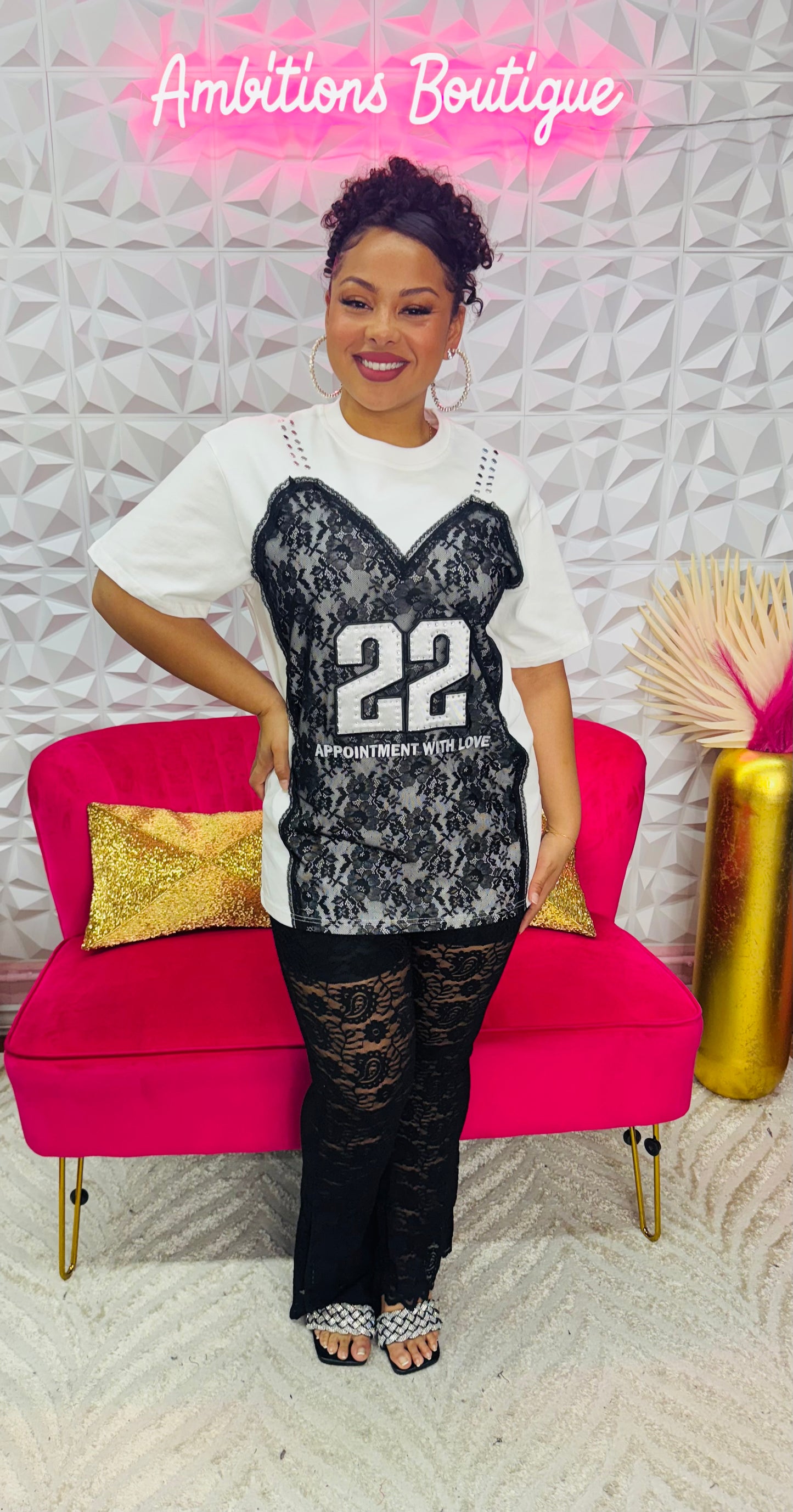 With love shirt dress