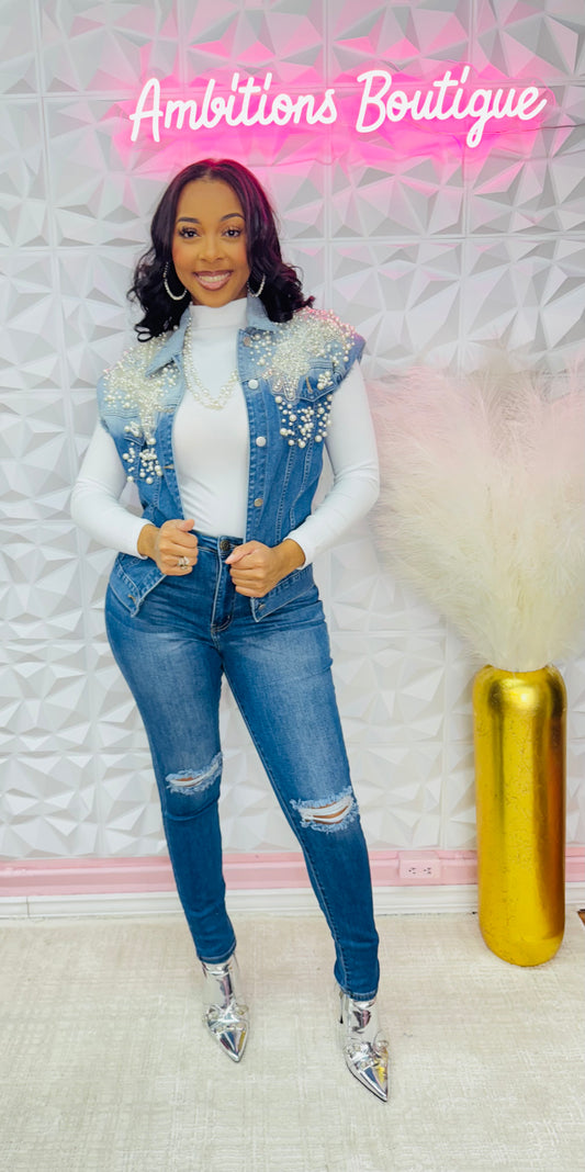 Muva of pearls vest