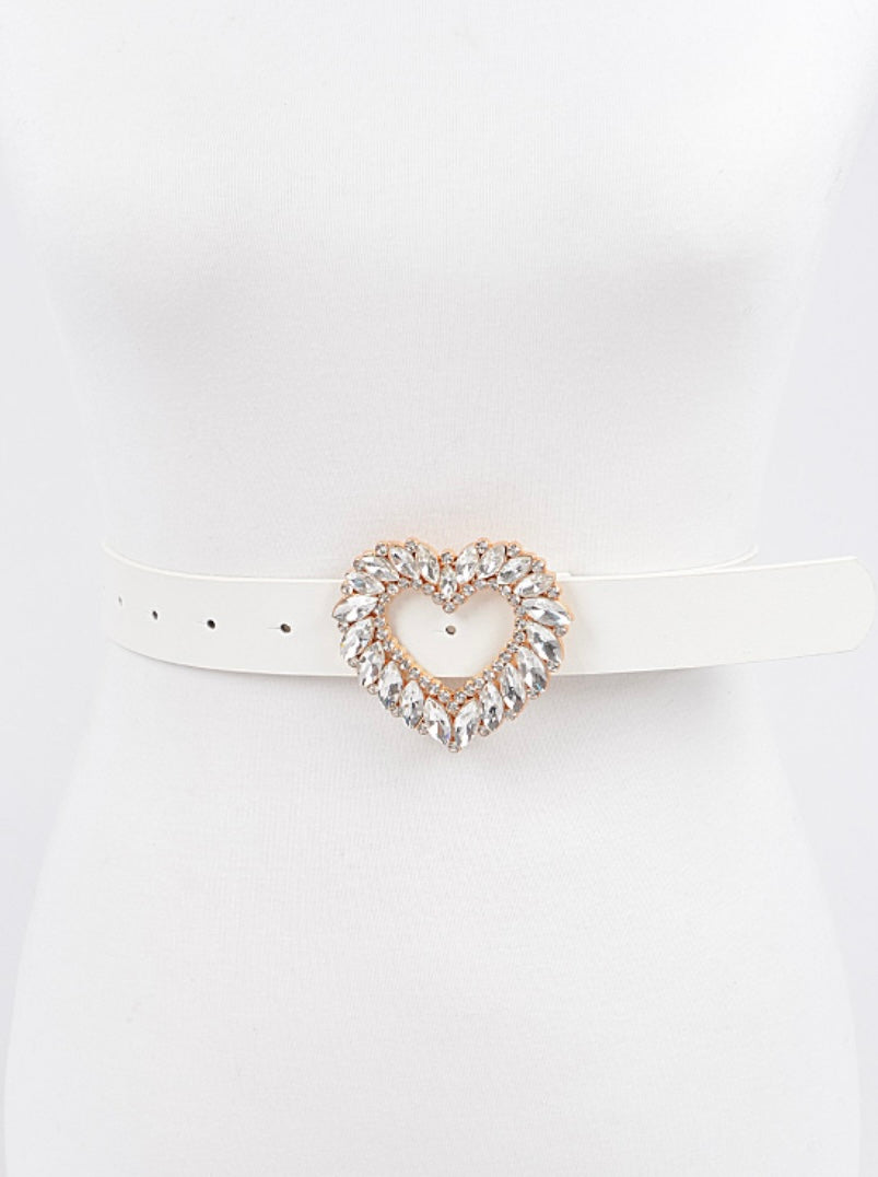 Hearts of bling belt