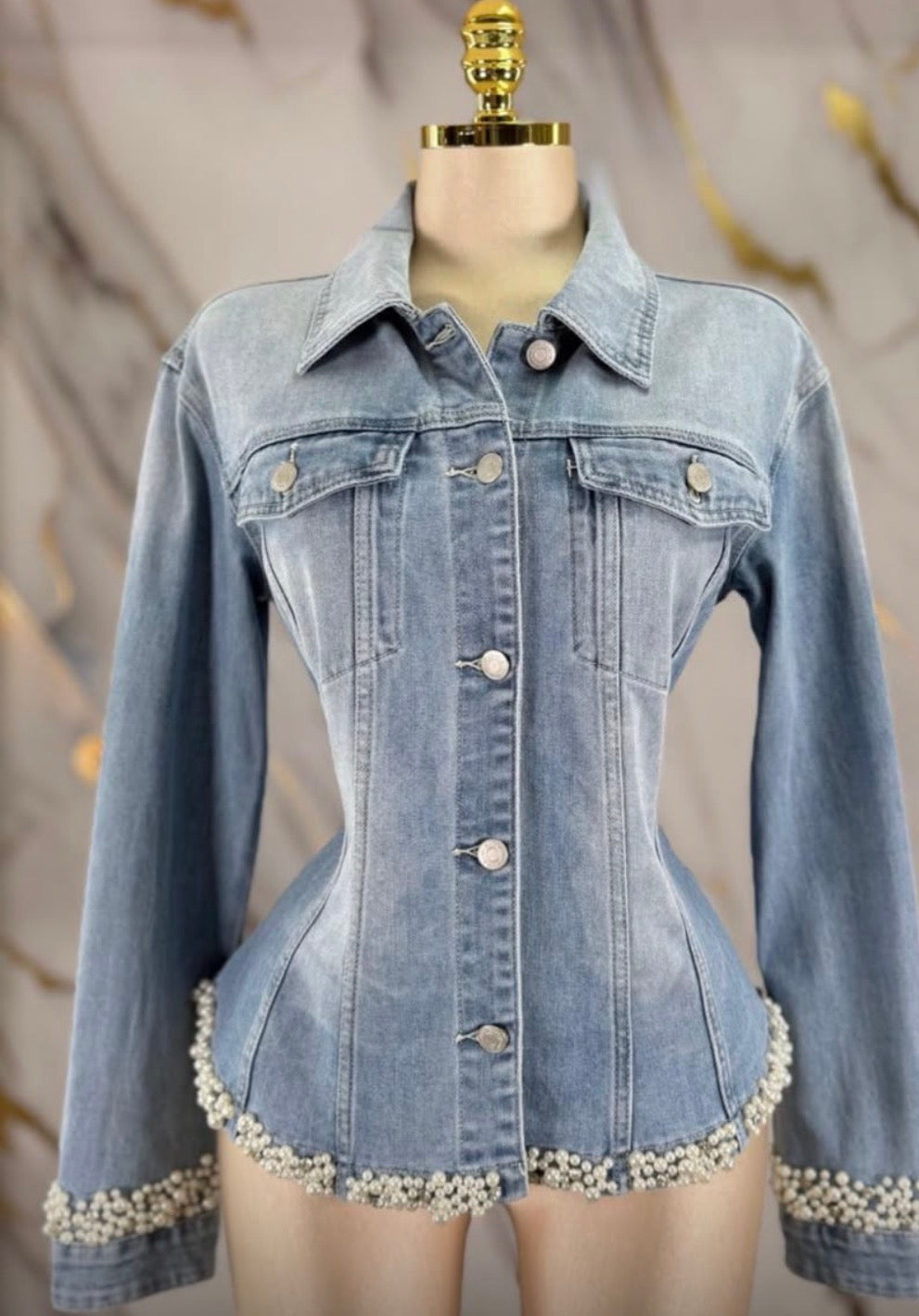 Pearl drop jacket