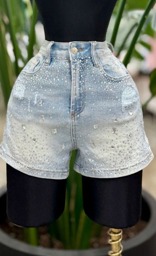 Diamond cut shorts