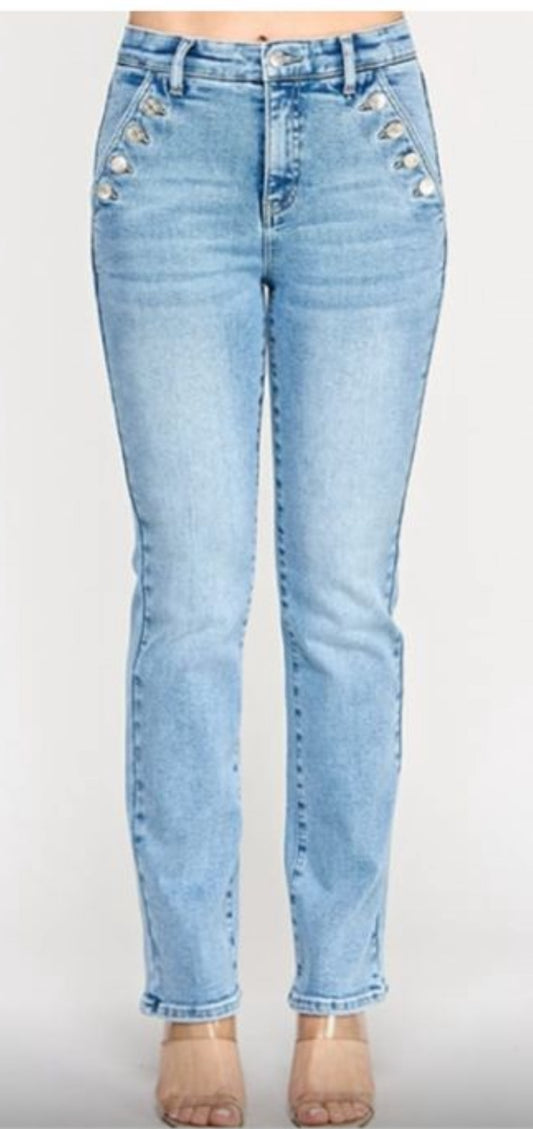 Cute as a button jeans