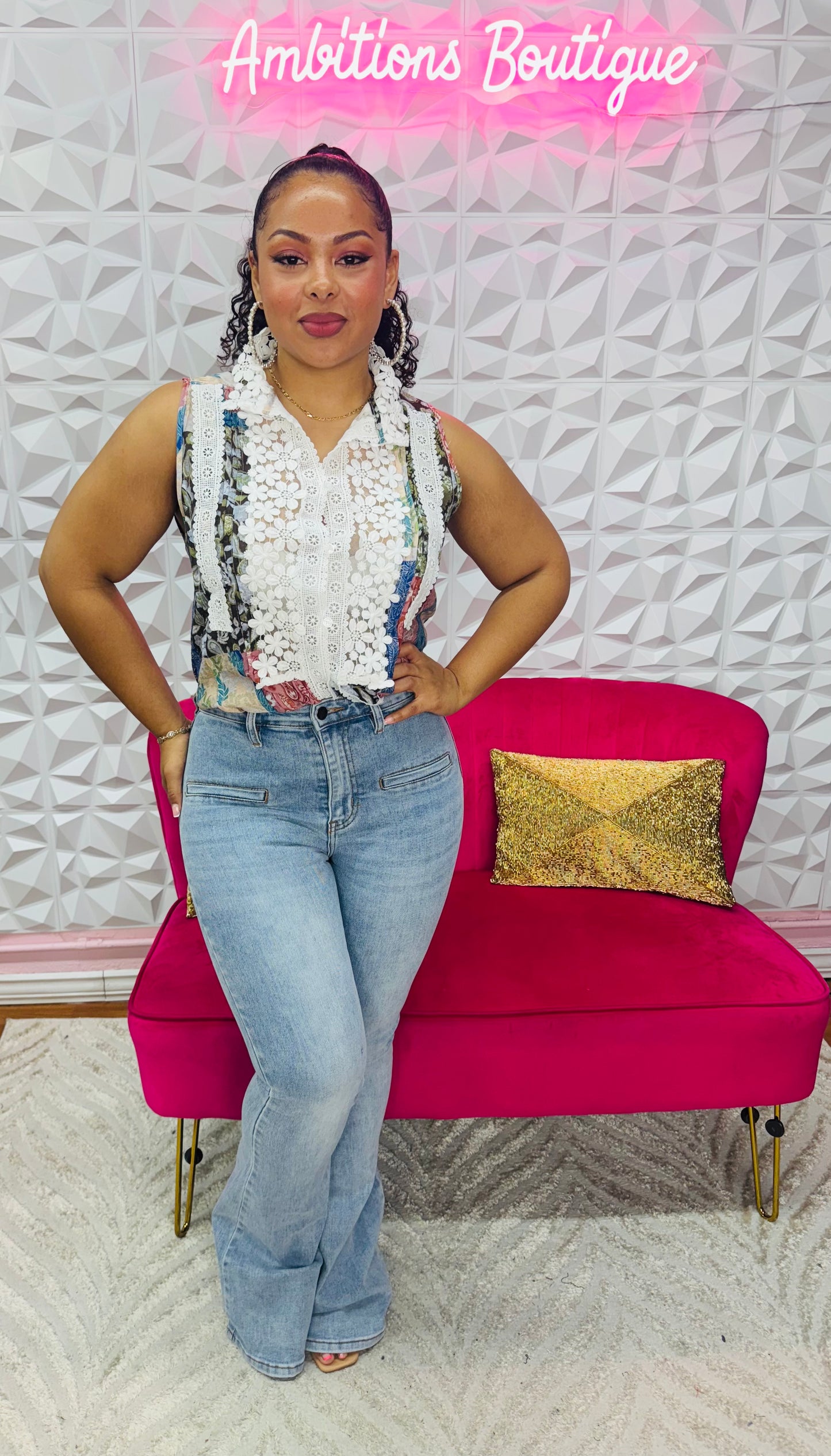 Boho babe top