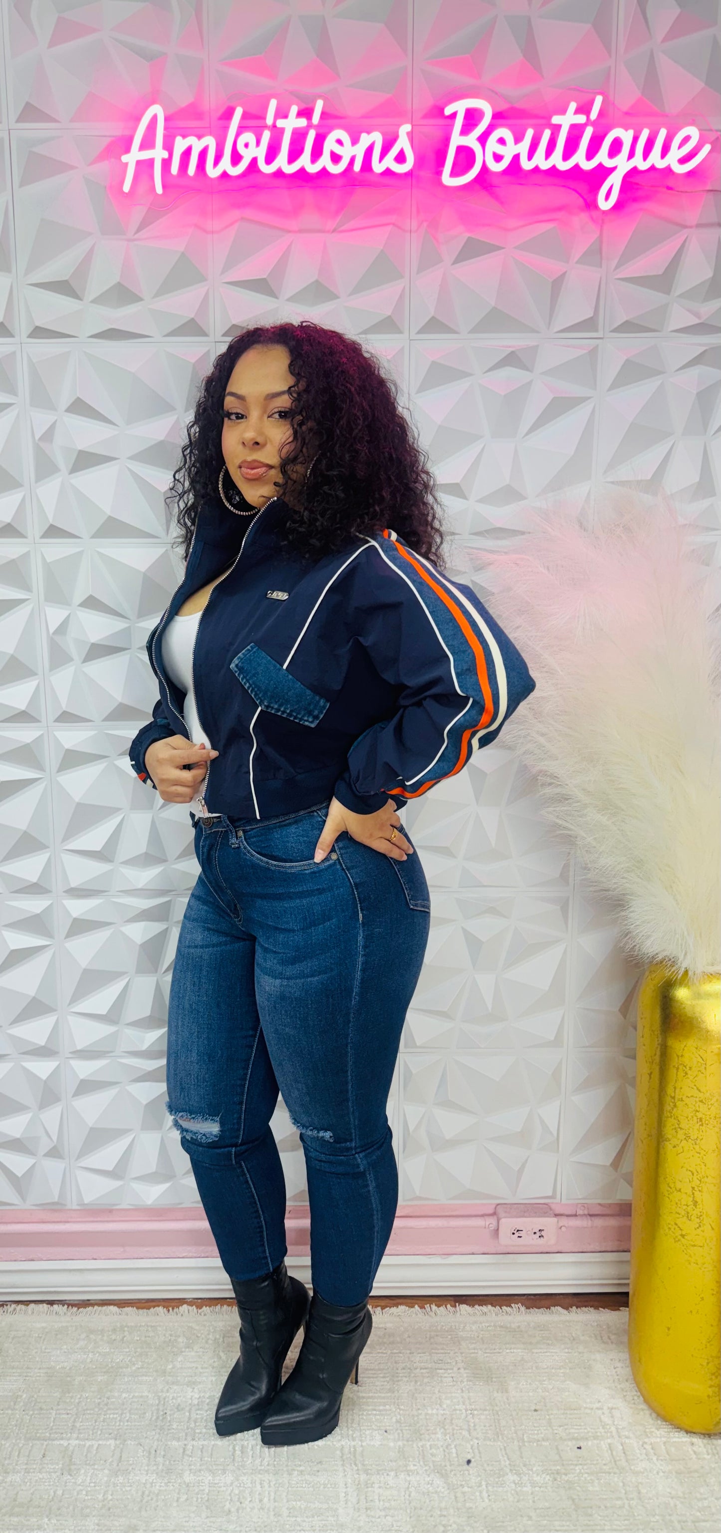 Front to the back jacket