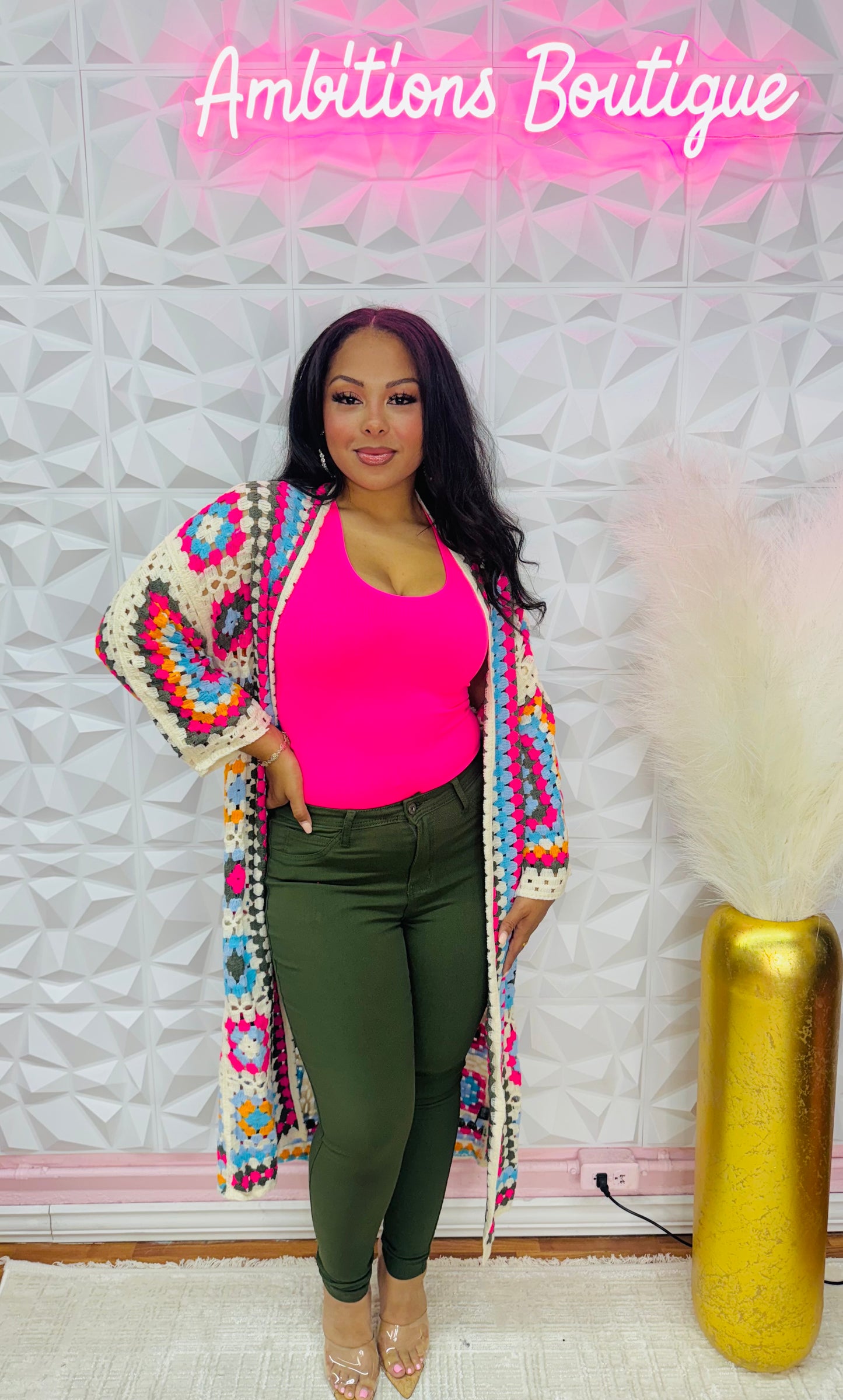 The colorful way cardigan