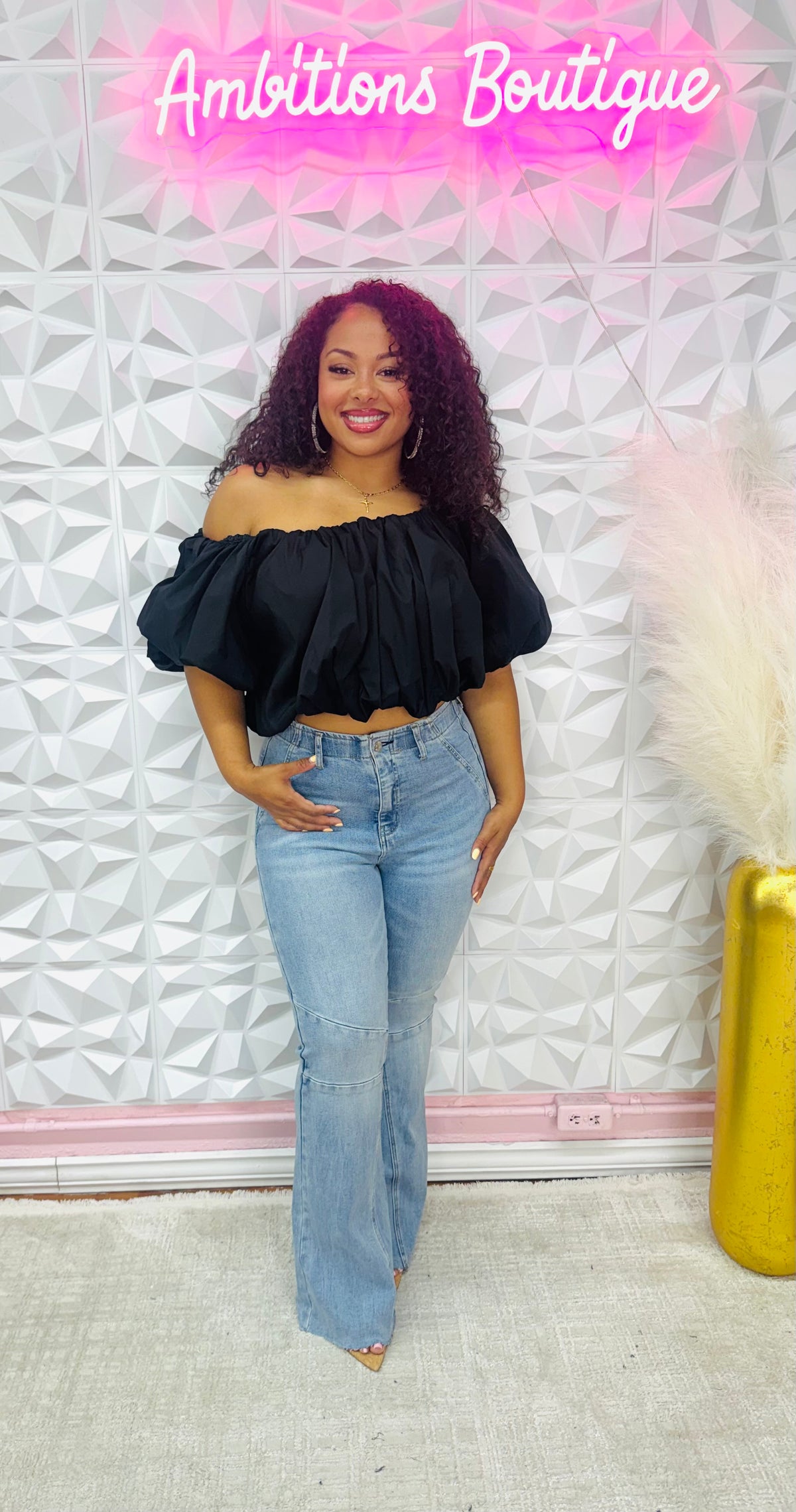 Cold shoulder top(two colors)