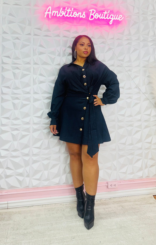 Denim like dress