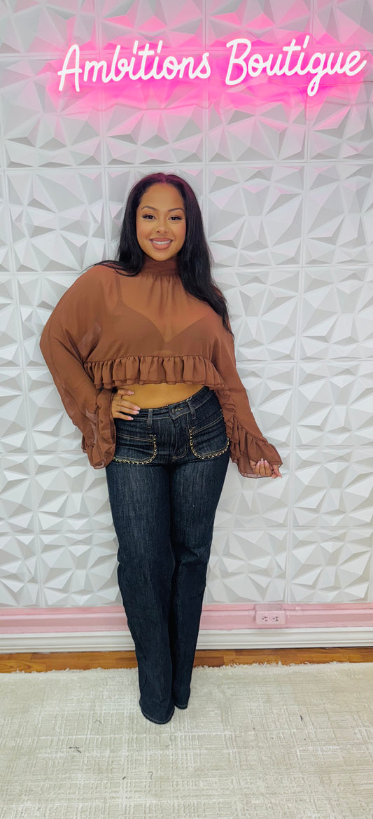 Chic and sheer top