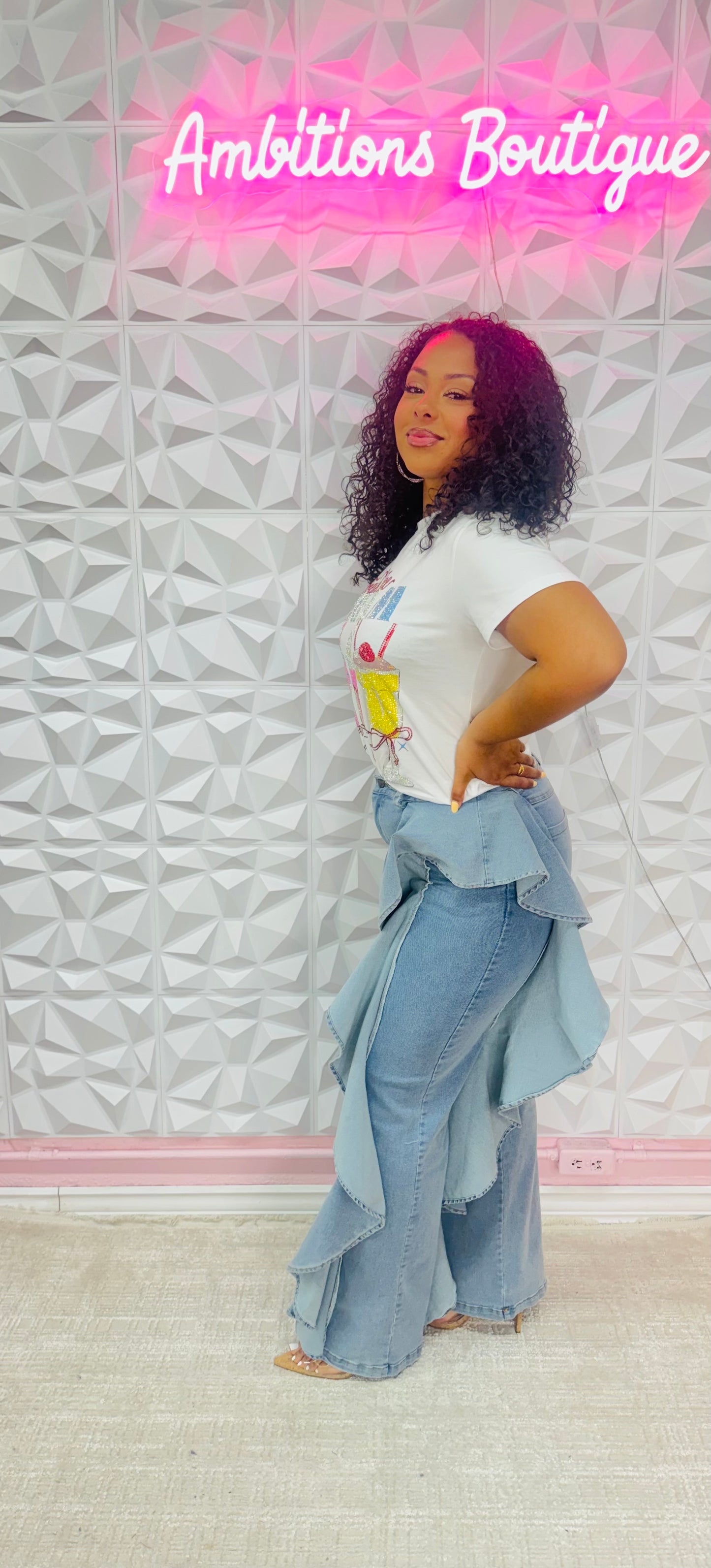 Cream T-shirt