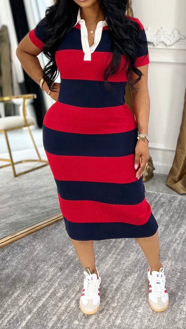 Preppy chic dress