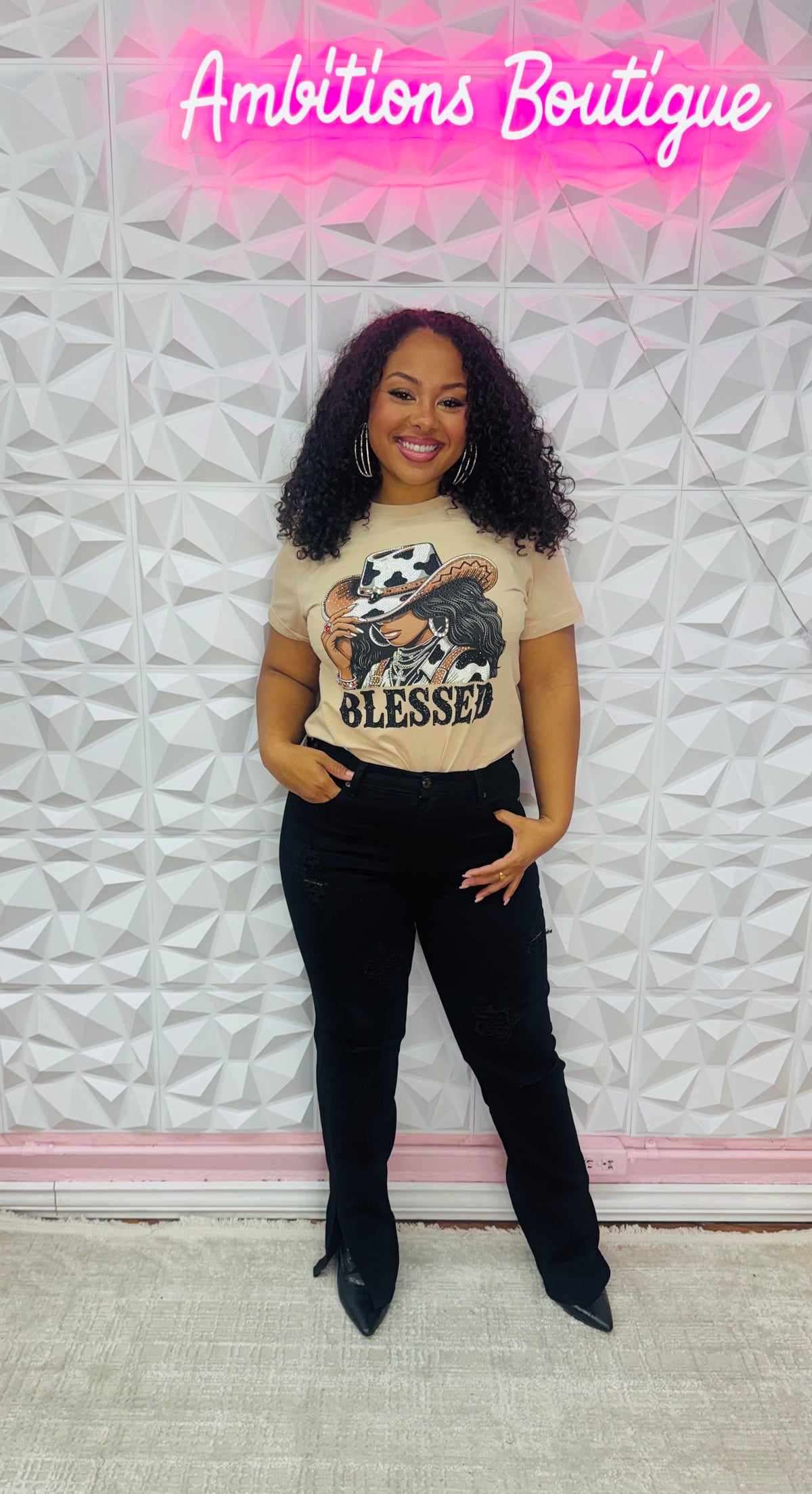 Blessed cowgirl T-shirt