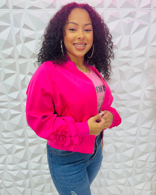 Pretty in pink jacket