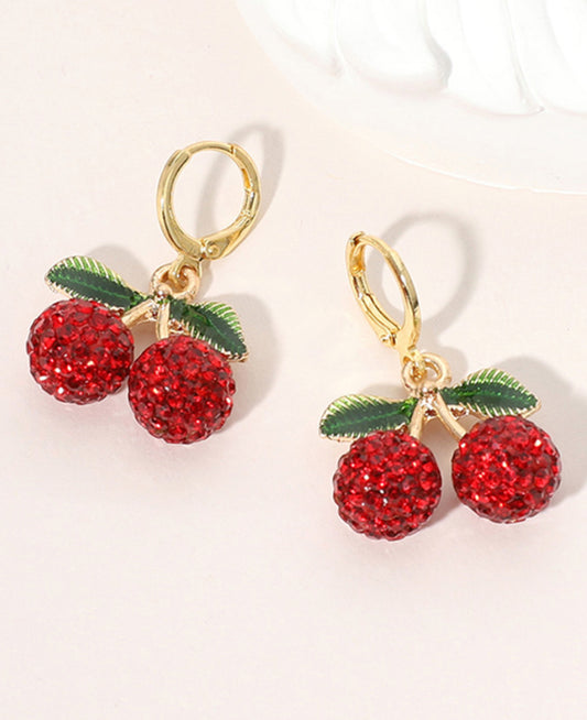 Cherry baby earring