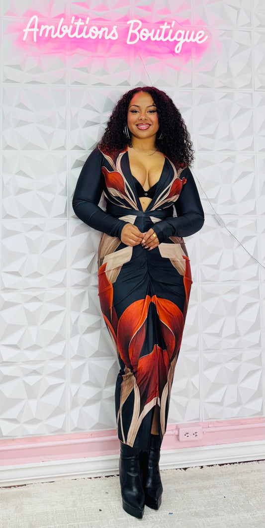 Flower bomb dress