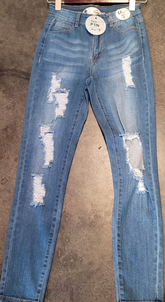 Ready and ripped jeans(p1N)