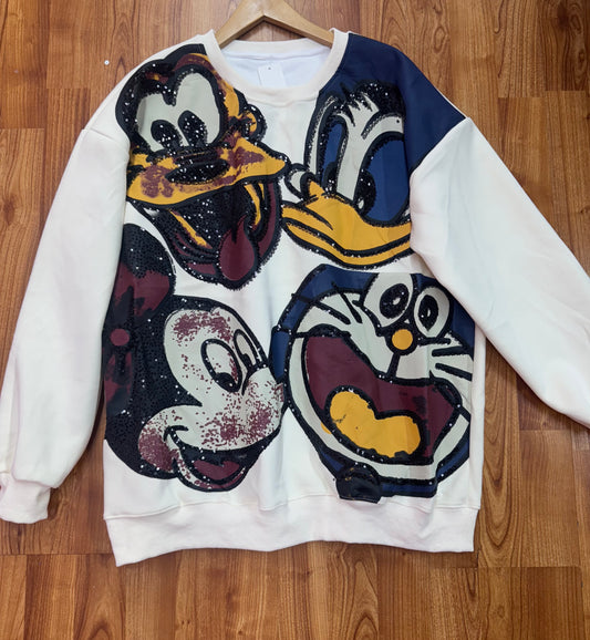 Crazy character sweater