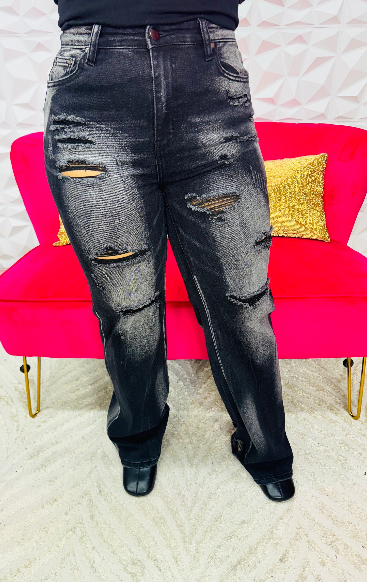 Blackout jeans