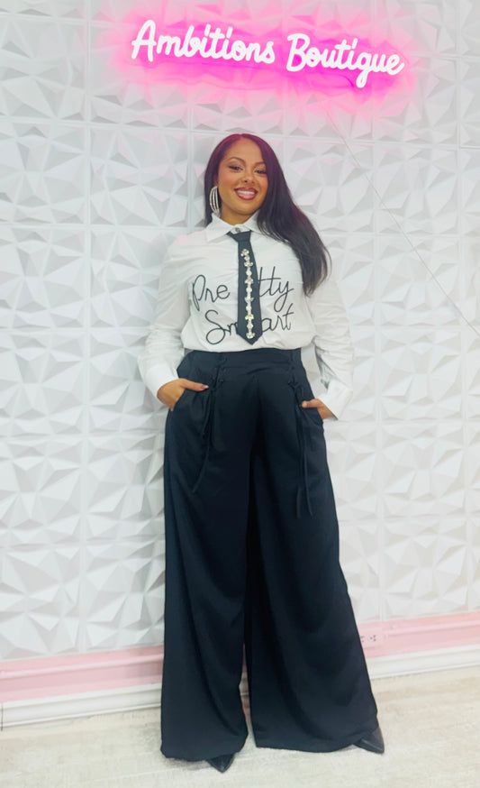 Lace me pants