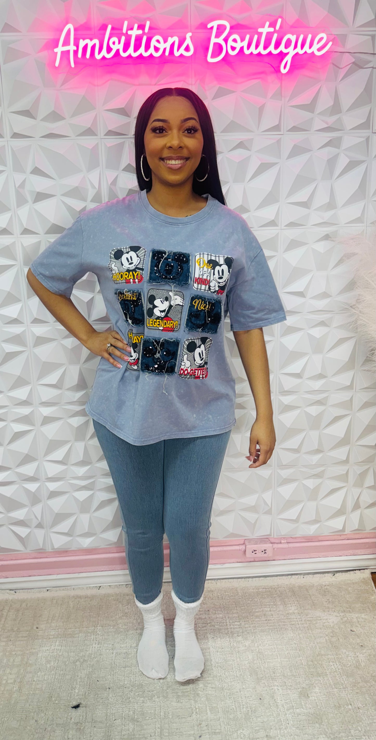 Characters and denim