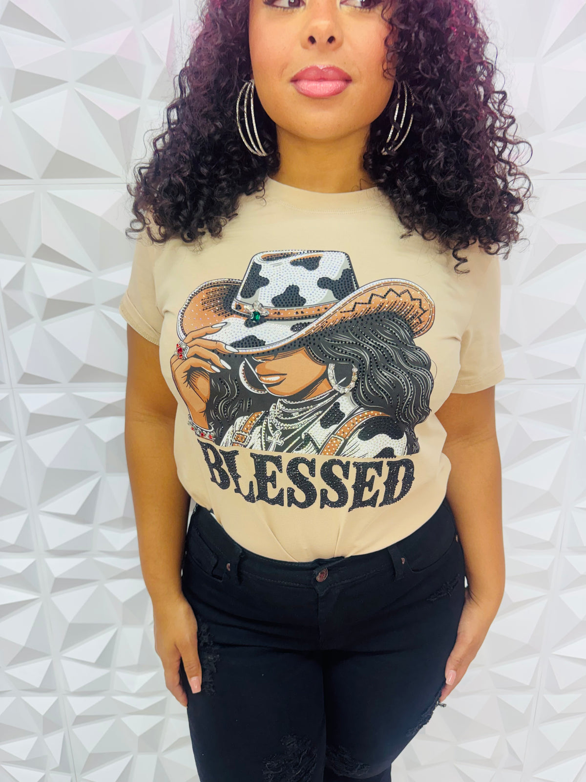 Blessed cowgirl T-shirt