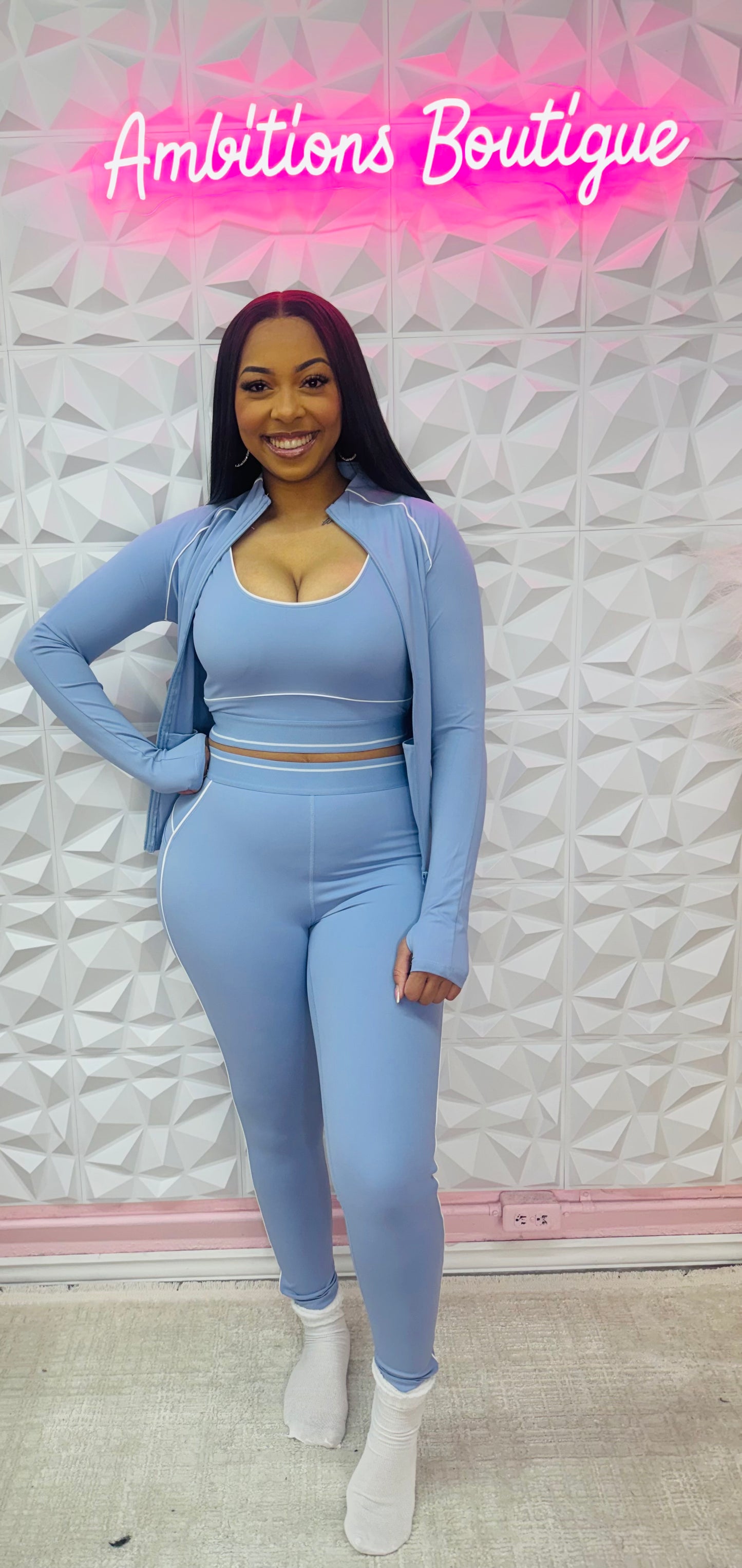 Work it girl set(two colors)