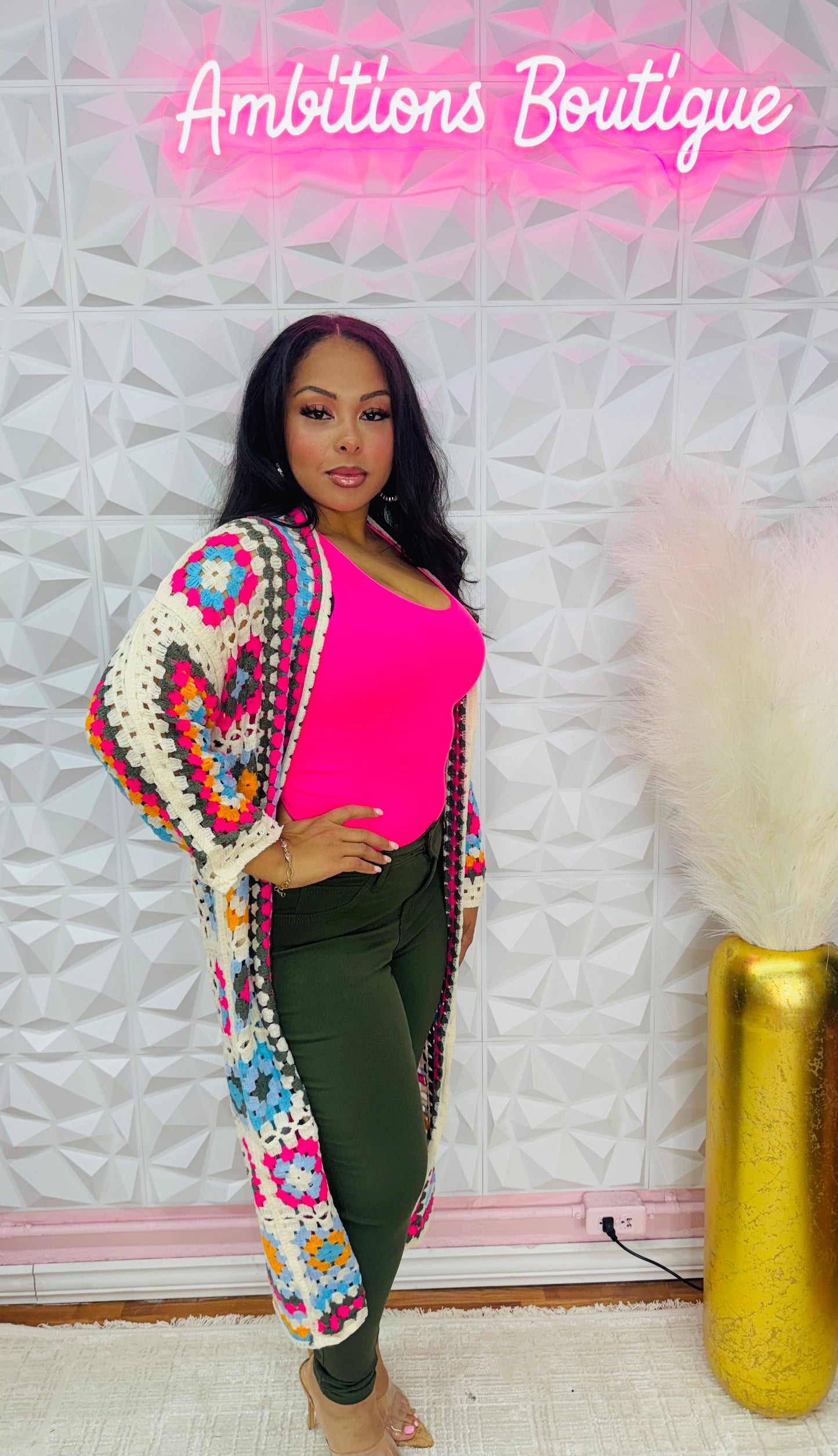 The colorful way cardigan