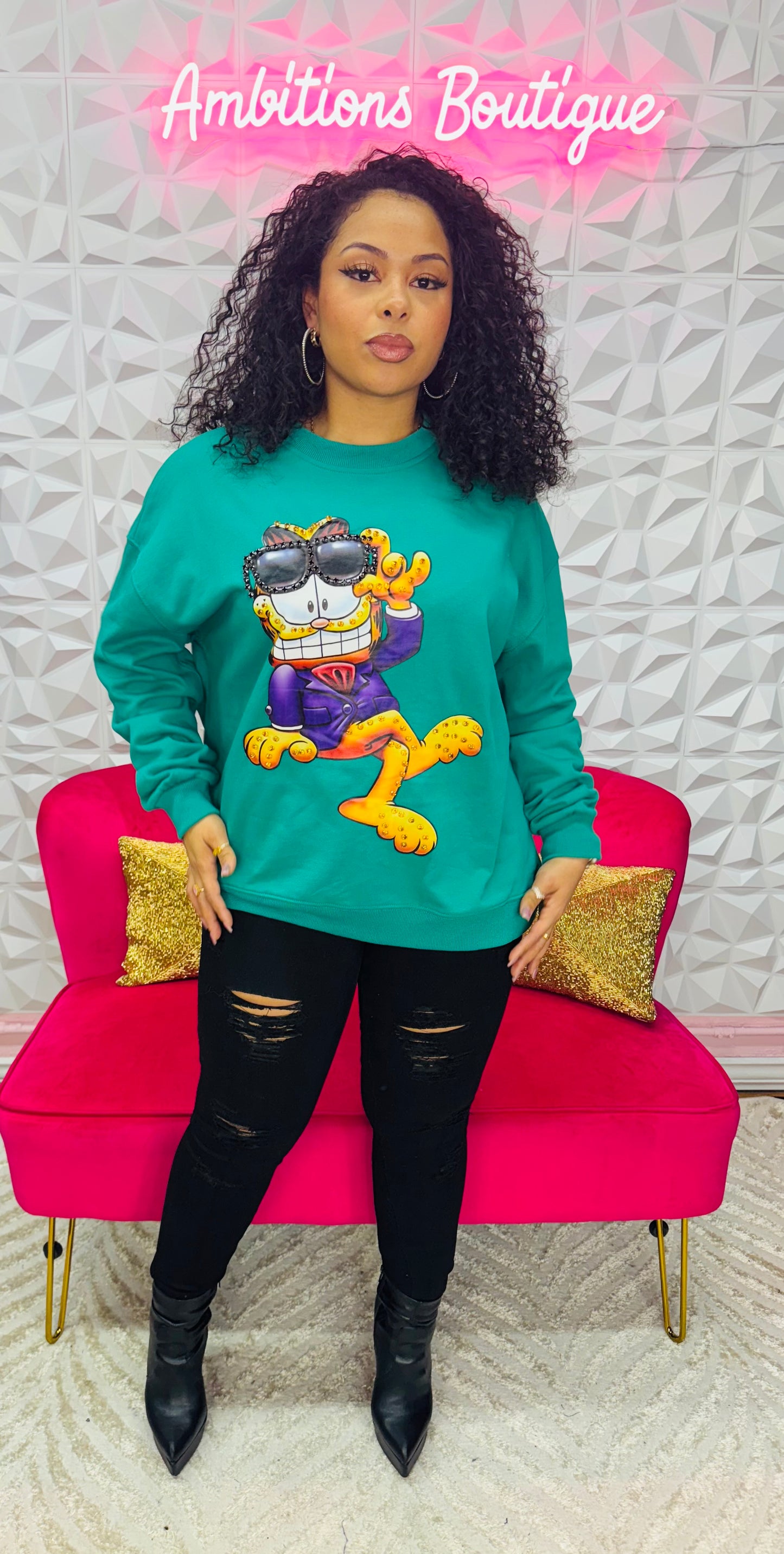 Cool cat sweater