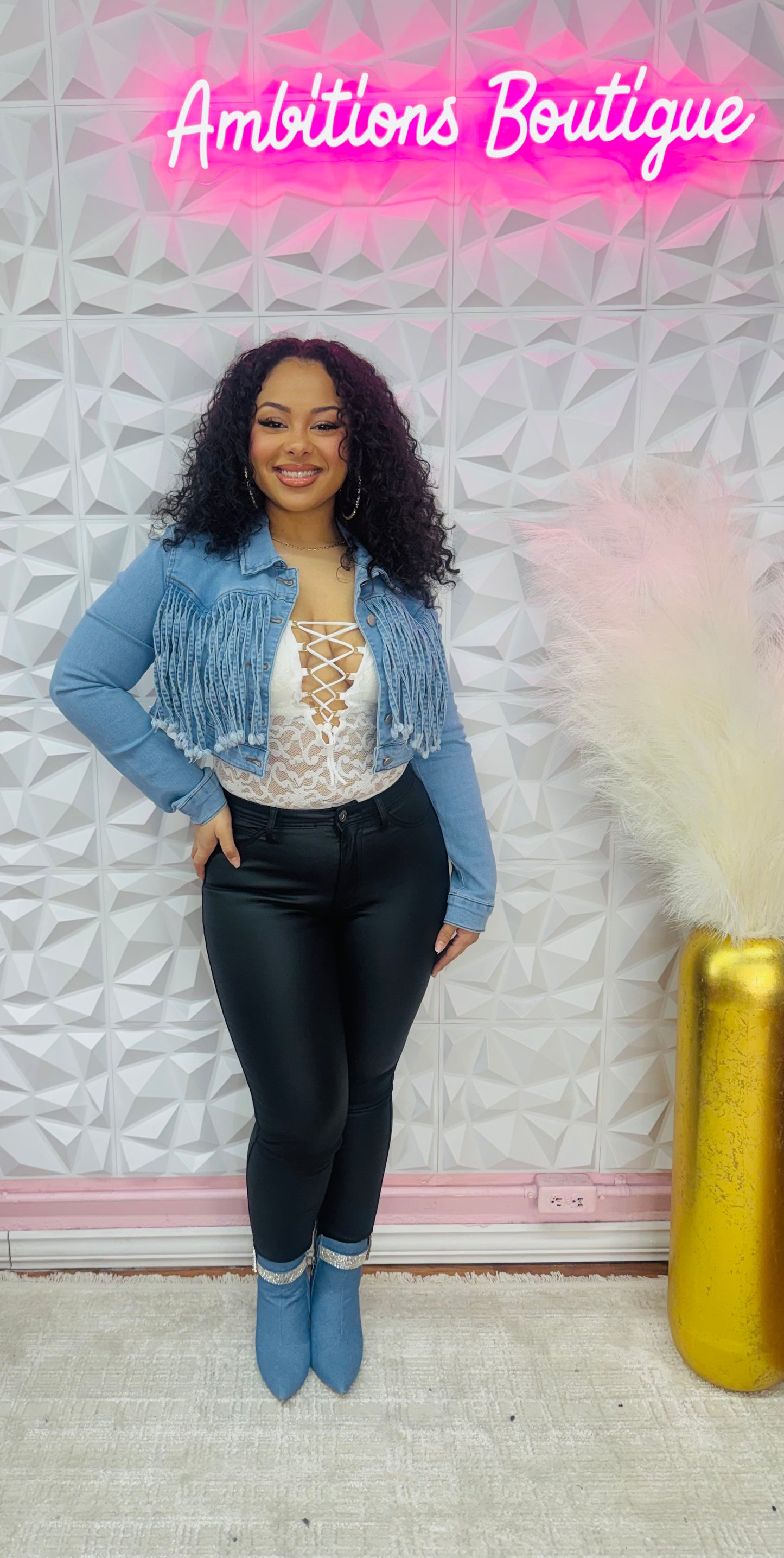Fun fringe jacket