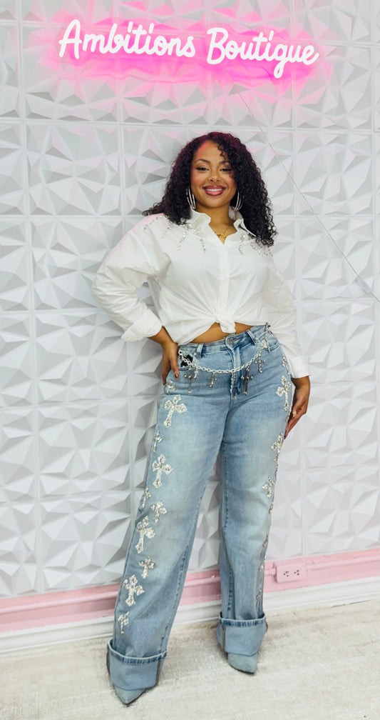 Don’t cross me jeans