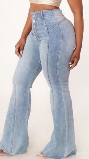 Shaped jeans
