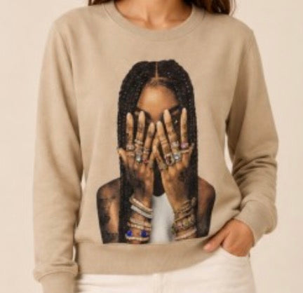 Peek a boo sweatshirt
