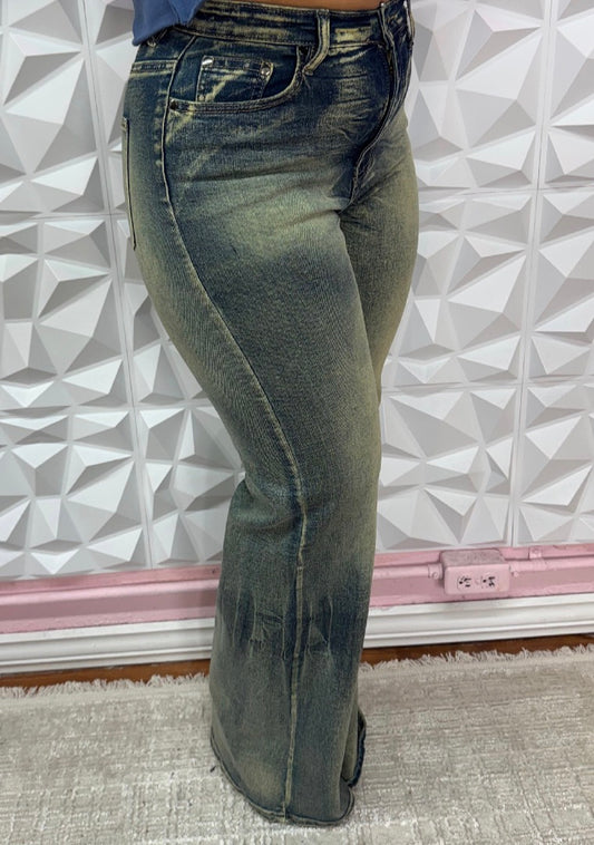Vintage wash jeans