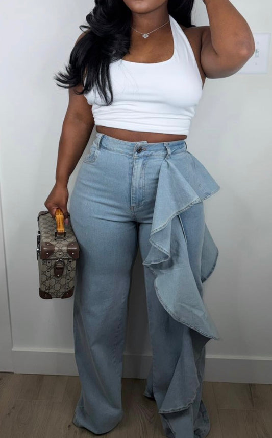 Ruffles jeans