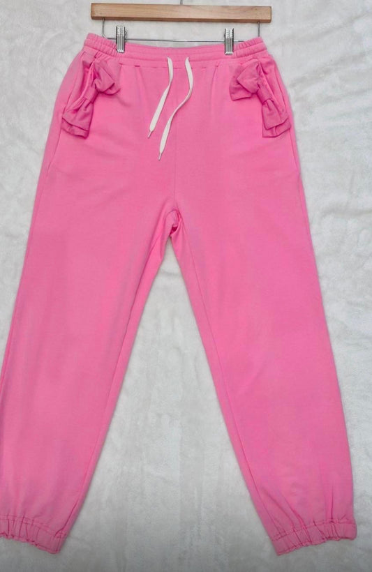 Put a bow on it joggers(three colors)