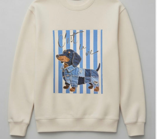 C”est la vie sweatshirt