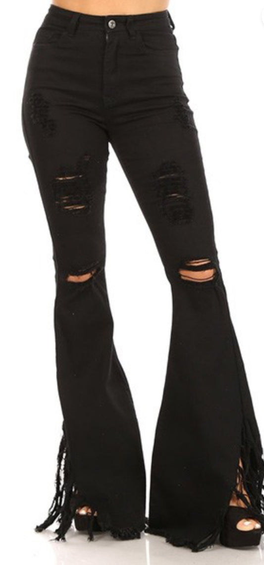 Fringe frenzy jeans