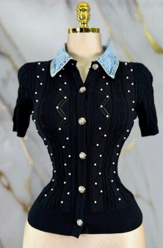 Pretty in pearls top