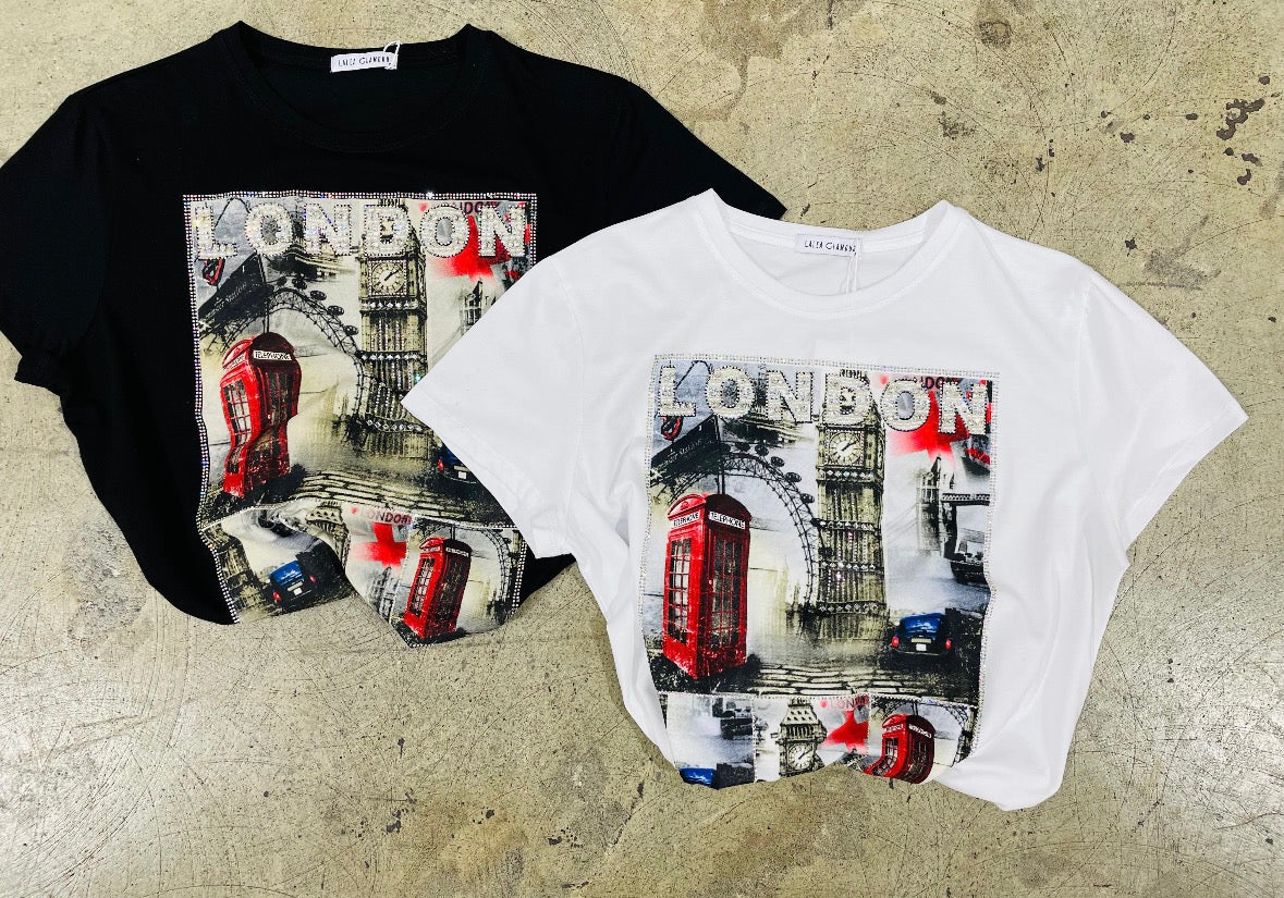 Lady in London T-shirt(two colors)