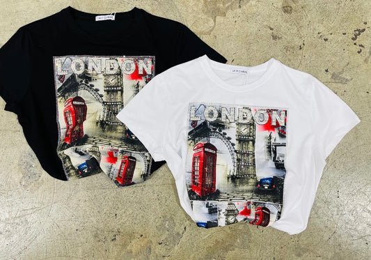 Lady in London T-shirt(two colors)