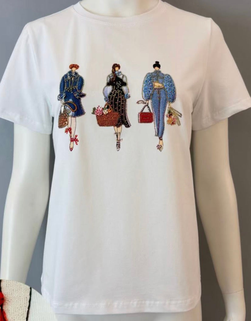 Threes company T-shirt