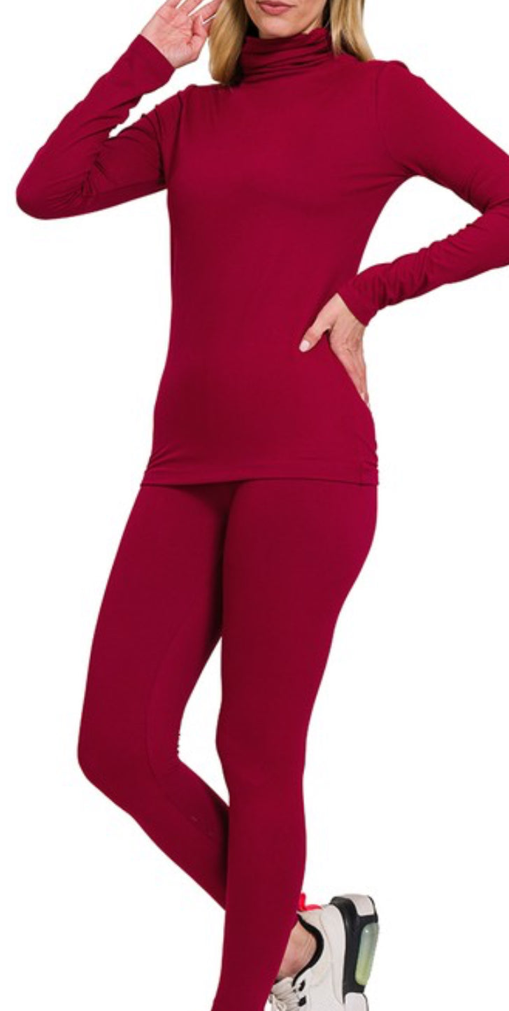 Thee turtleneck set(three colors)