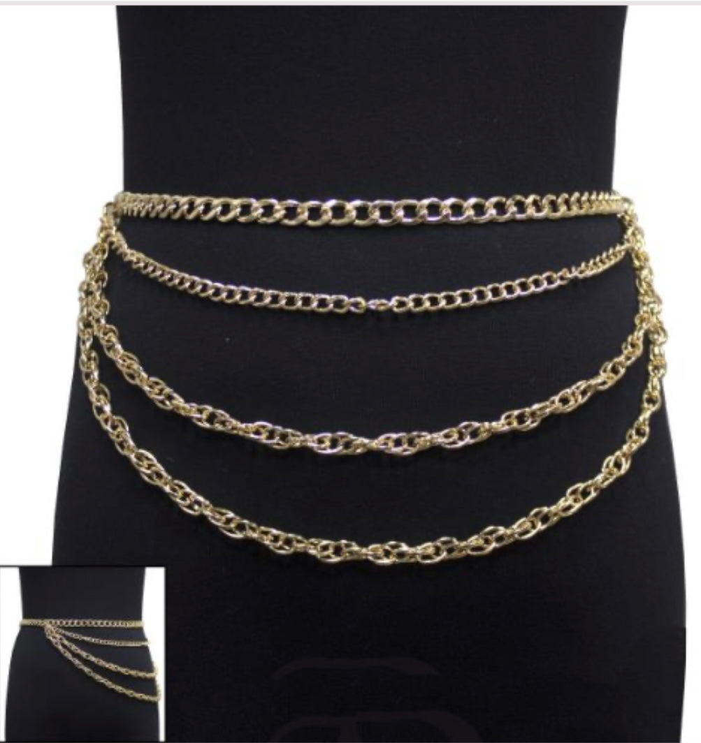 Multi layer chain belt