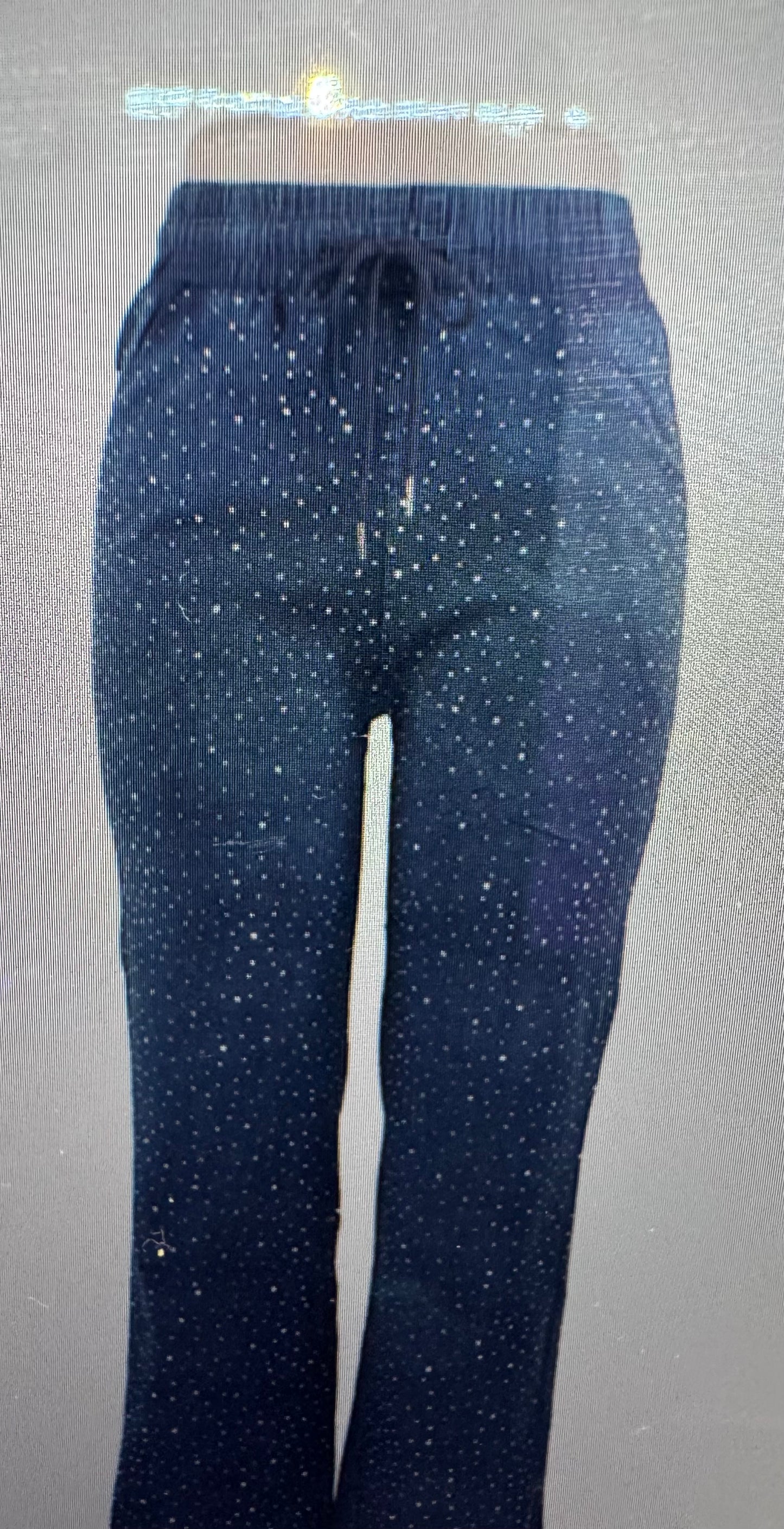 Dazzling Jean joggers(two colors)
