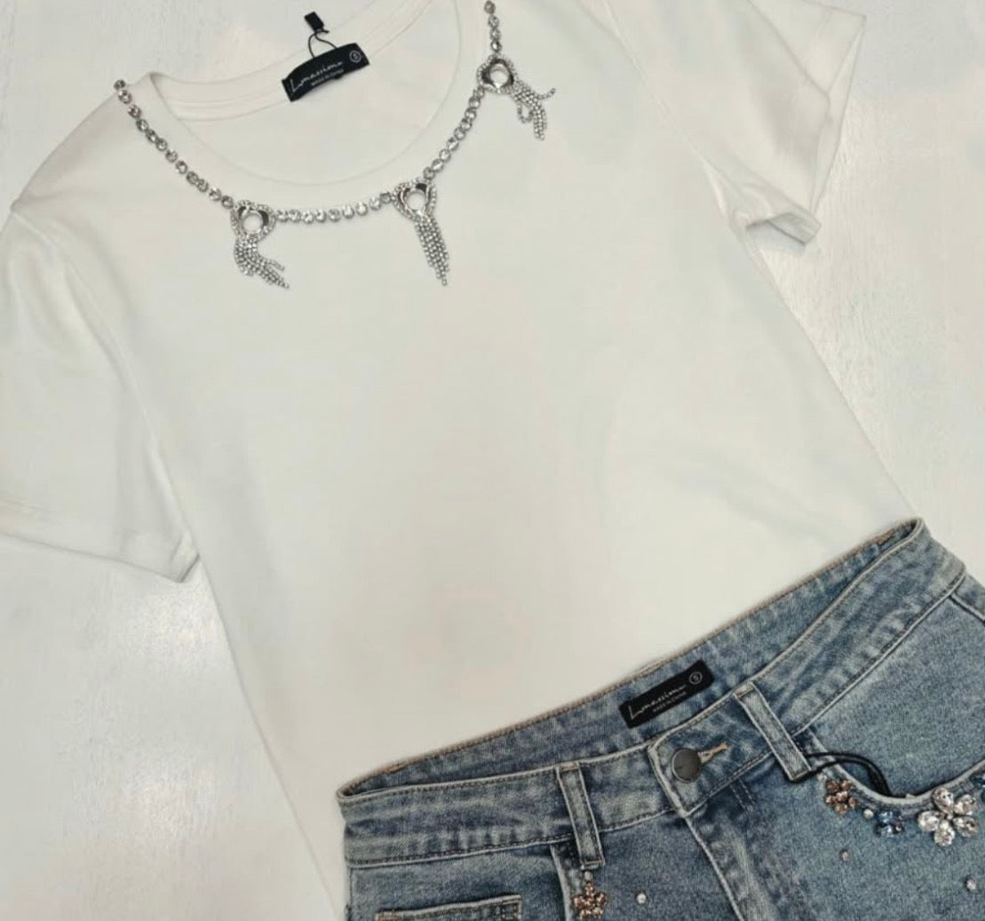 Diamond drop T-shirt