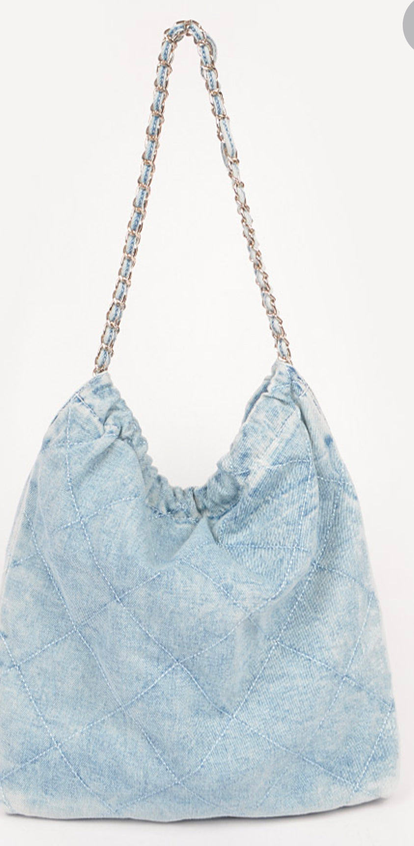 The denim tote bag