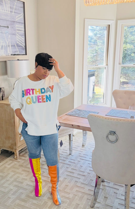 Birthday Queen sweatshirt