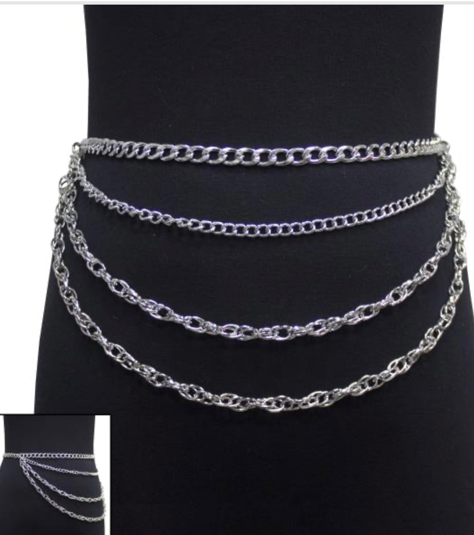 Multi layer chain belt