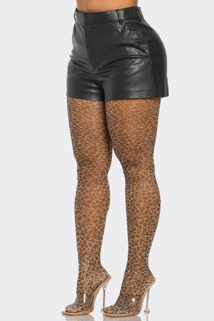 Leopard tights